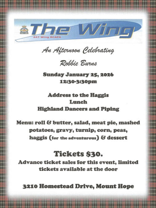 Robbie Burns Luncheon Poster